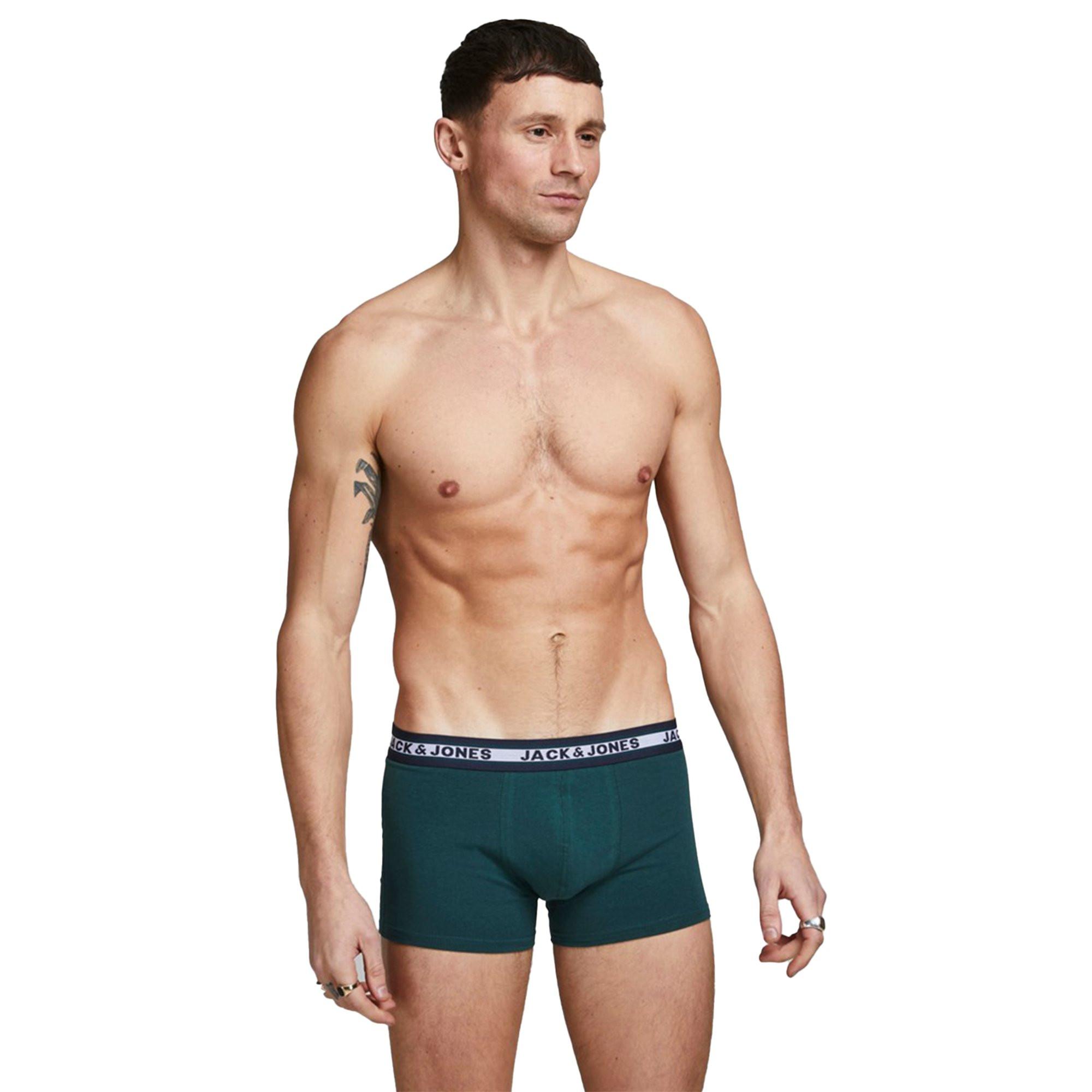 JACK & JONES  Boxer Uomini Confezione da 10 Stretch-JACSOLID 