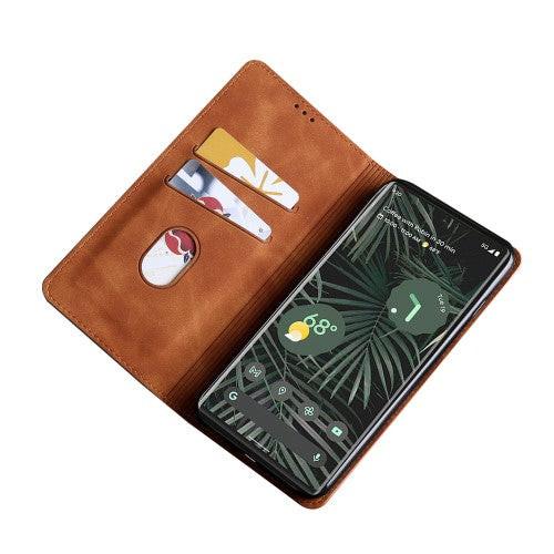 Cover-Discount  Google Pixel 6 Pro - Etui à rabat vintage coque noir 