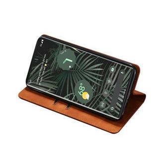 Cover-Discount  Google Pixel 6 Pro - Etui à rabat vintage coque noir 