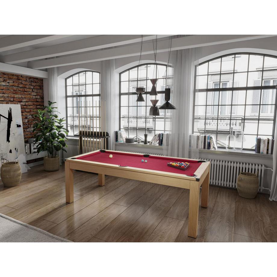 Vente-unique  Multifunktionstisch Billard Tischtennis 3 BALTHAZAR 