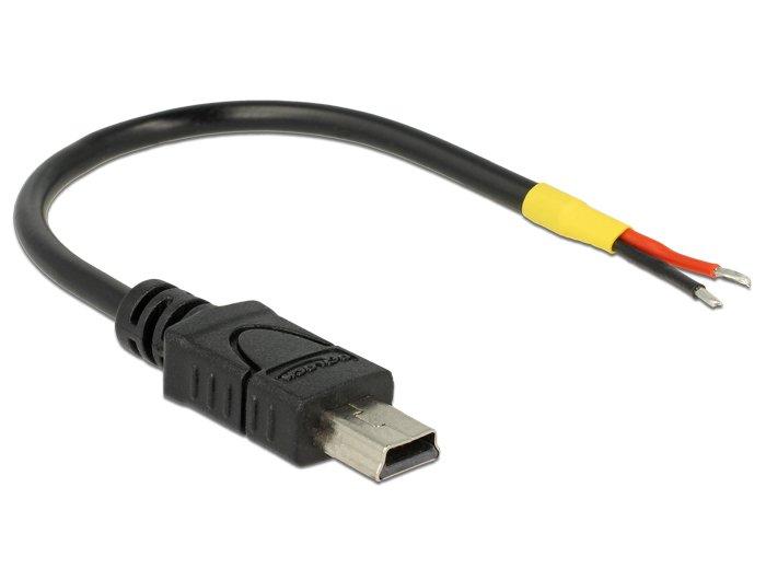 Image of 85251 USB Kabel 0,1 m USB 2.0 Mini-USB B Schwarz
