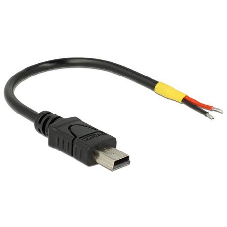 DeLock  85251 USB Kabel 0,1 m USB 2.0 Mini-USB B Schwarz 