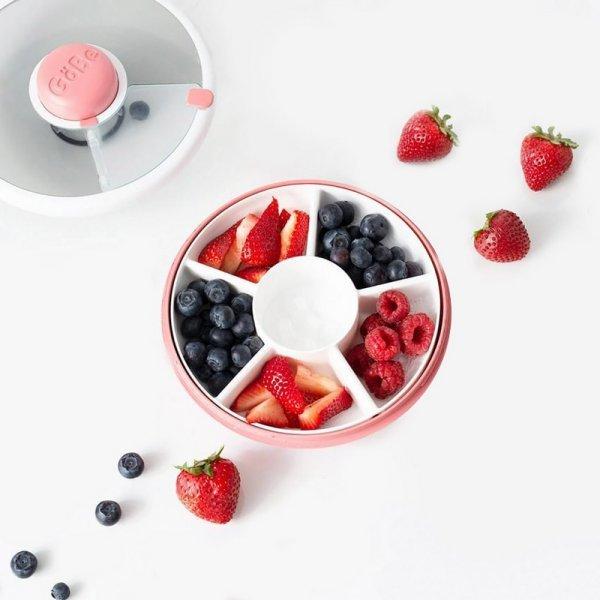 GöBe GöBe Snack Spinner Snackbox, Coral  