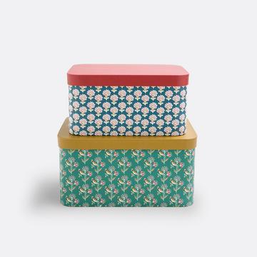 2er-Set Aufbewahrungsboxen Nadesha