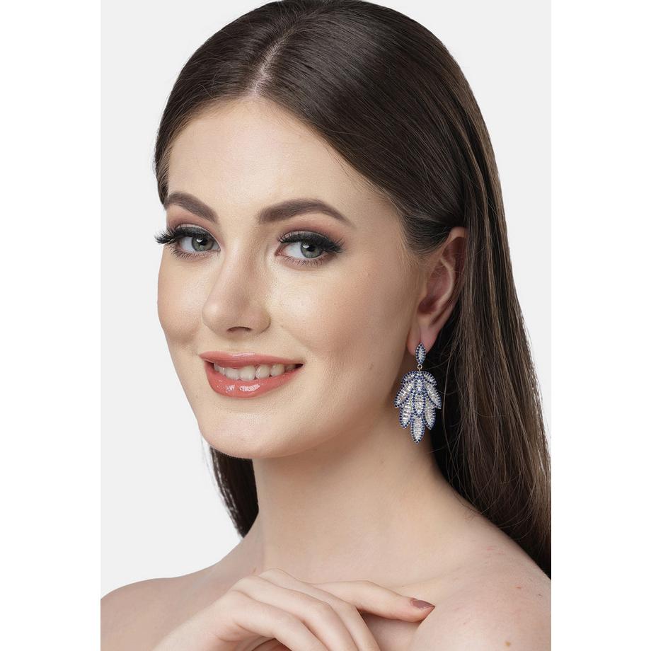 AVANT-GARDE PARIS  Diva Kollektion Weidenblatt-Hängeohrringe 