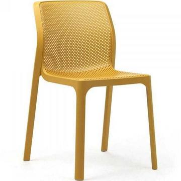 Chaise de jardin mors jaune