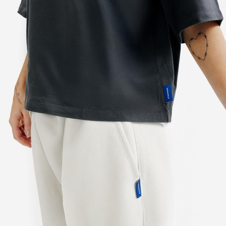 DECATHLON  T-shirt donna crop top cotone 