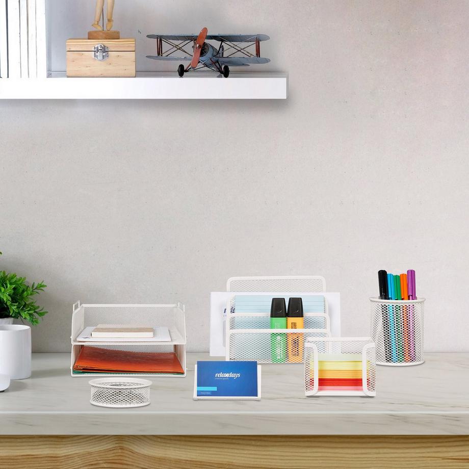 B2X Set di organizzazione per scrivania 7 parti  