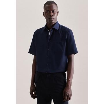 Business Hemd Regular Fit Kurzarm Uni