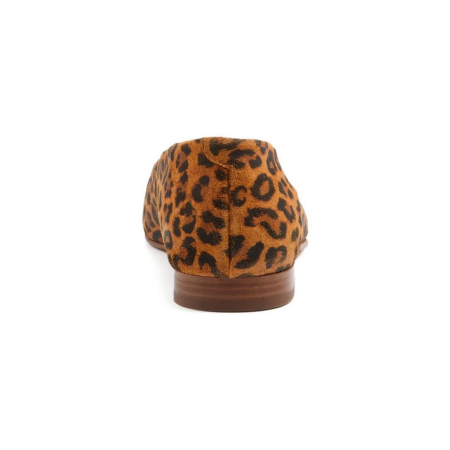 bobbies Adélie Leopard Print Ballerinas  