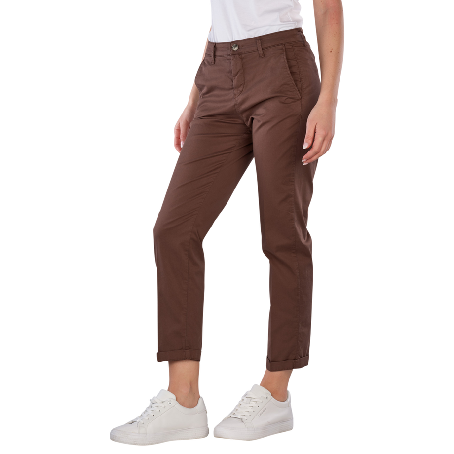 MAC Chino Turn Up Slim Fit Authentic Stretch Gabardine  