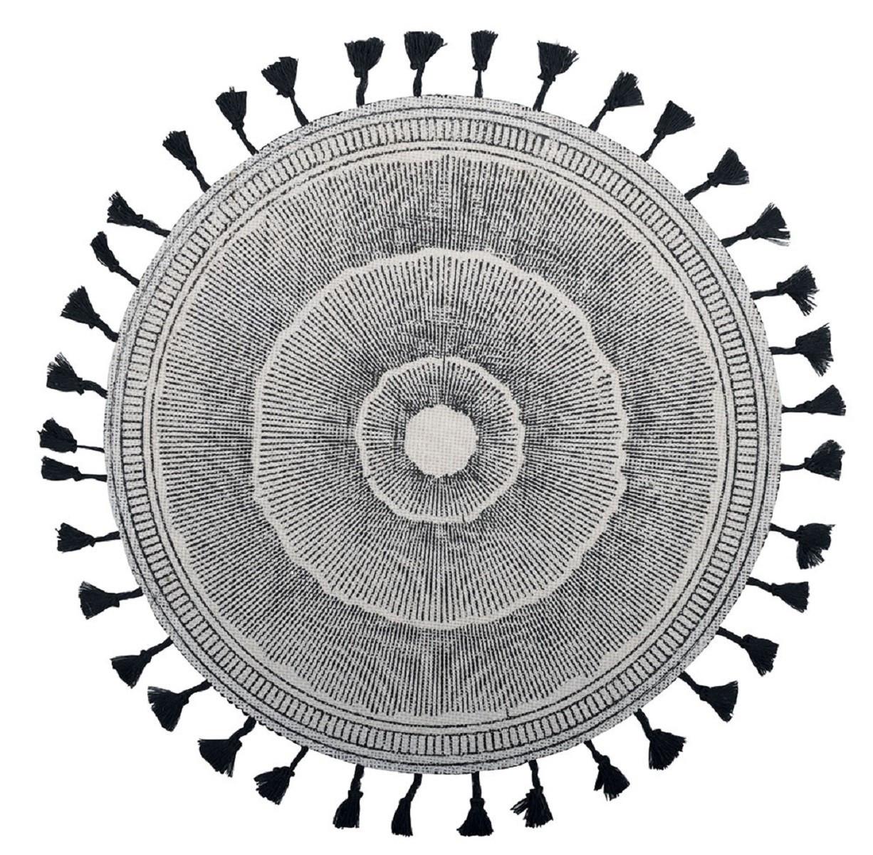 Image of Schwarze Azteken-untersetzer Unisex ONE SIZE