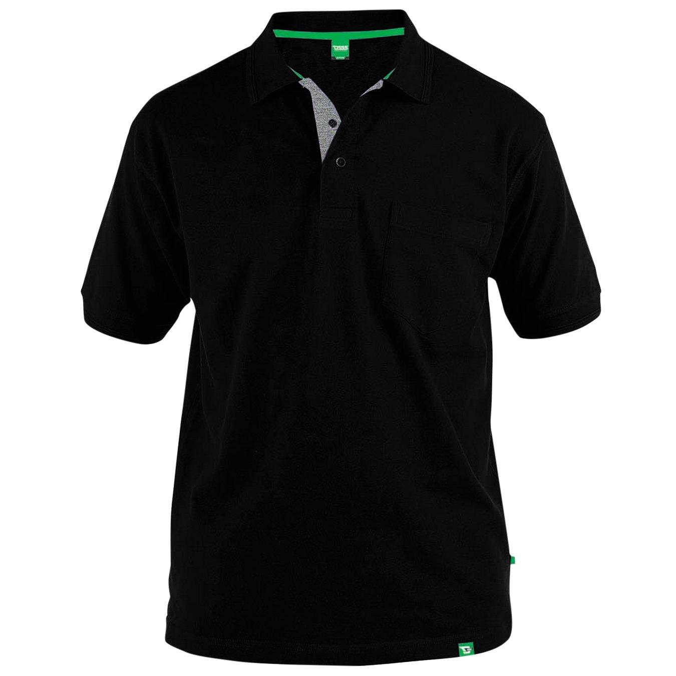 Image of Piquepoloshirt Grant Mit Brusttasche Herren Schwarz L