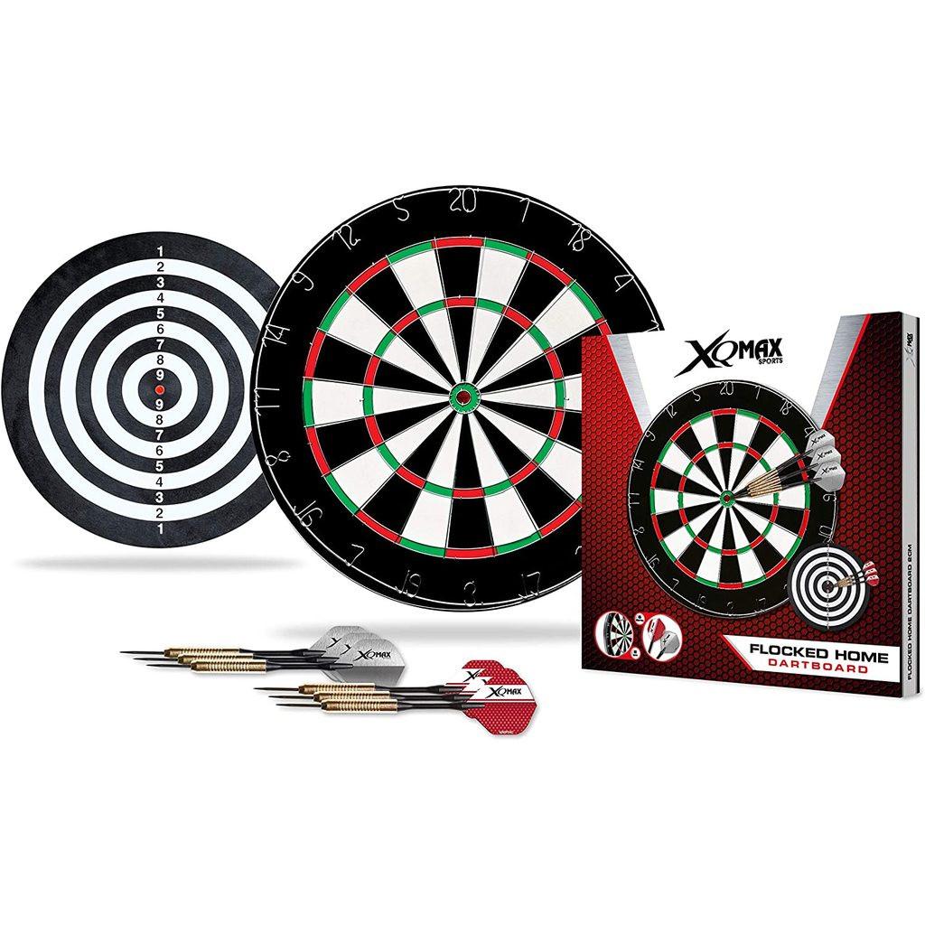 XQ Max  Dartscheibe Flocked inkl. 6 Pfeile 