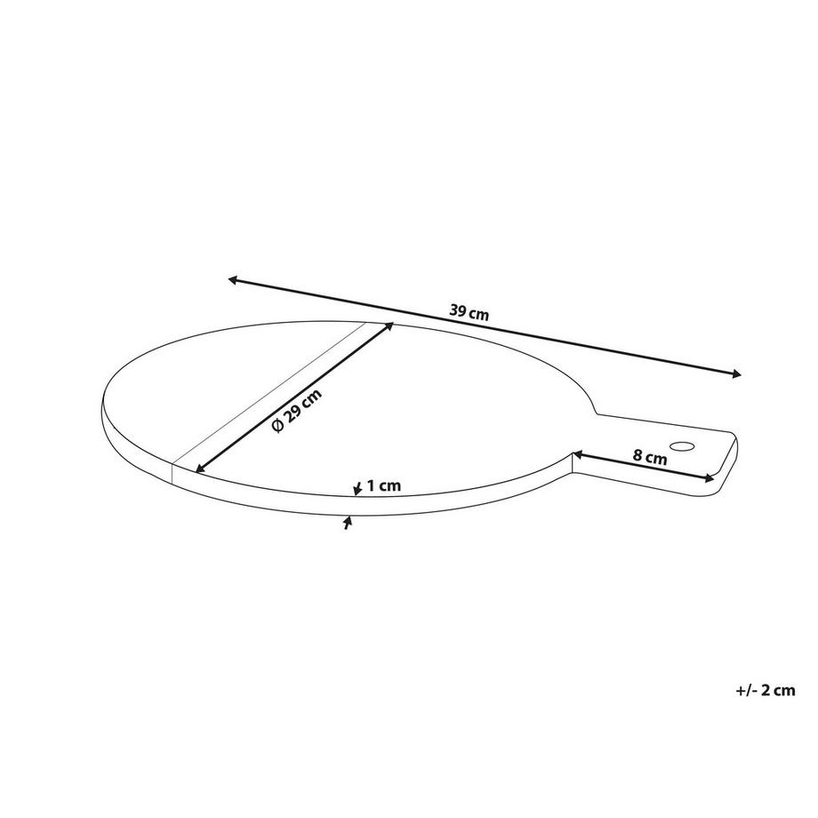Beliani  Plateau de service en Marbre  ACHARNES 