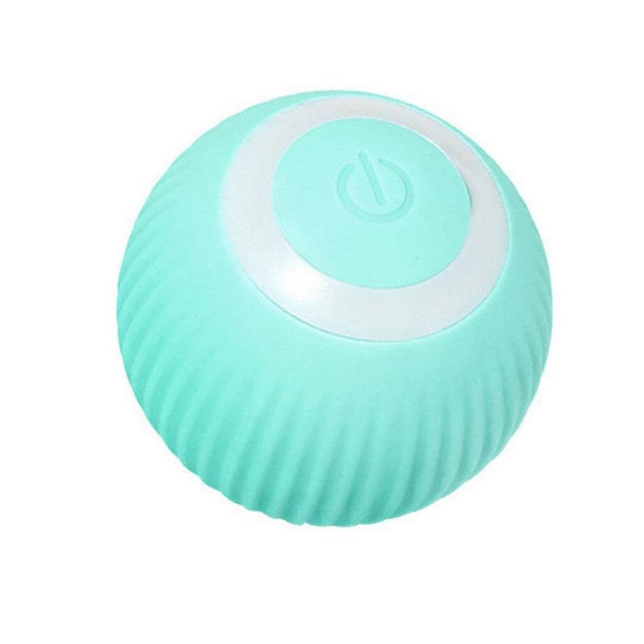 eStore  Jouet Balle pour Chat, Rechargeable - Turquoise 