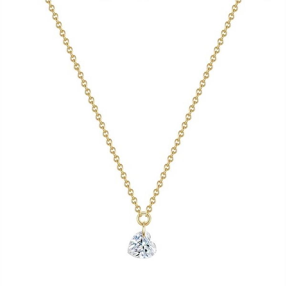 Femme Collier en argent Coeur