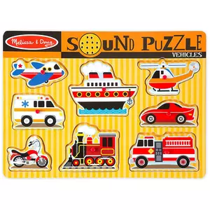 Puzzle Fahrzeuge mit Sound (8Teile)