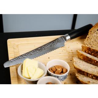 KOTAI Couteau à pain à lame crantée Damas Pakka  