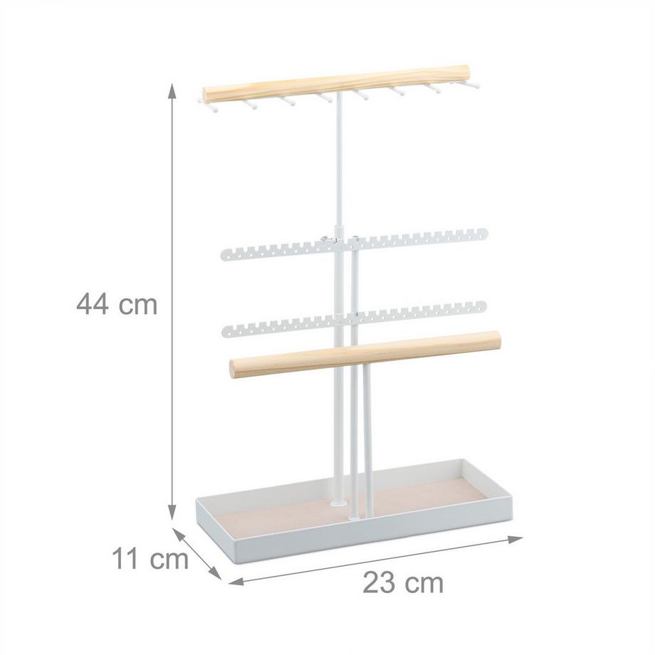 B2X  Höhenverstellbarer T-förmiger Schmuckständer 