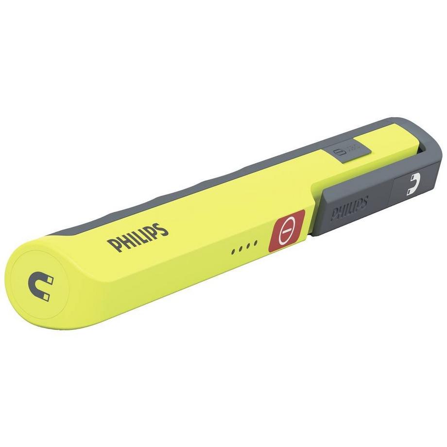 Philips Automotive  Lampe stylo rechargeable Philips avec champ lumineux (200 lm) et spot LED supplémentaire (120 lm) 