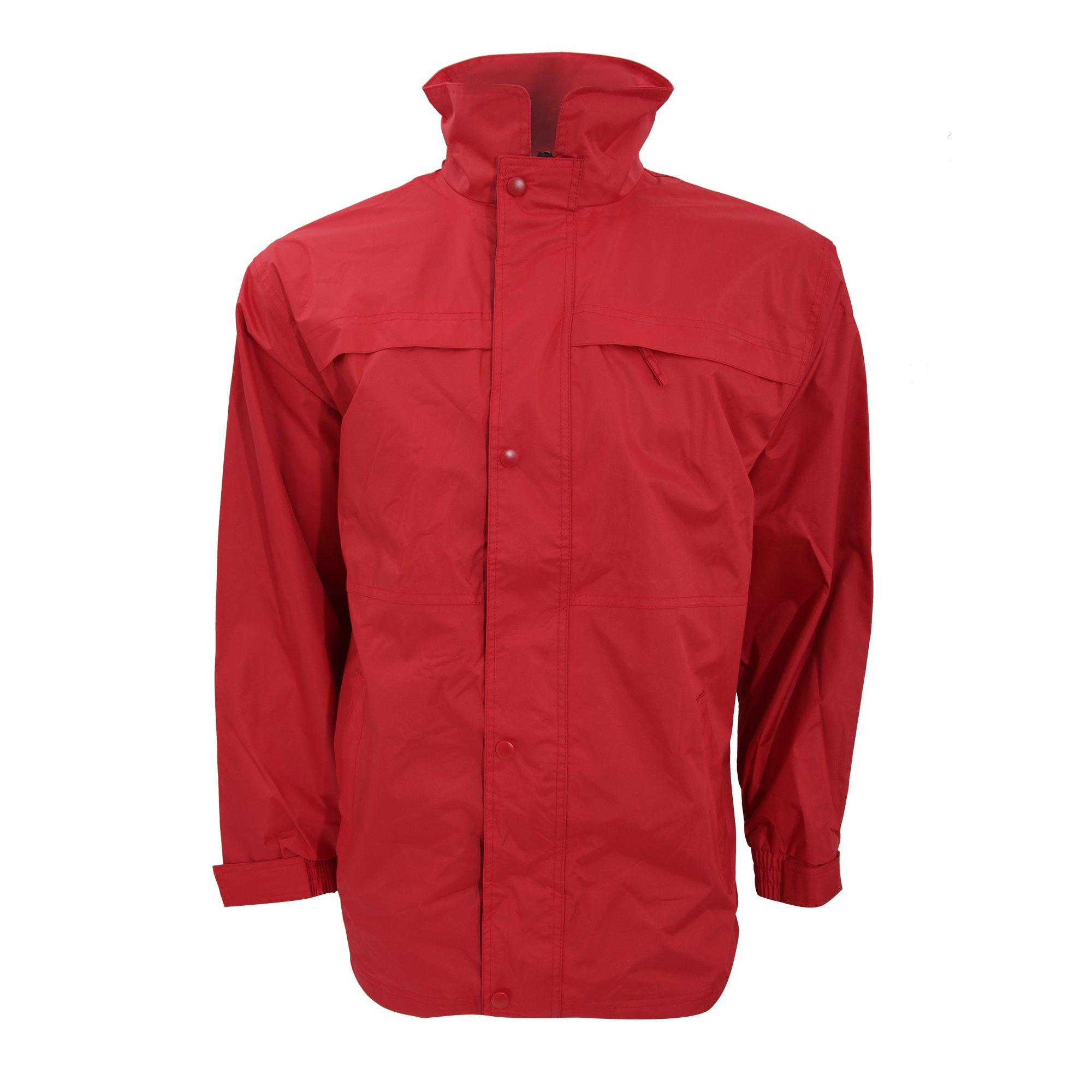 Image of Multifunktionsjacke, Wasserabweisend, Winddicht Herren Rot Bunt XS