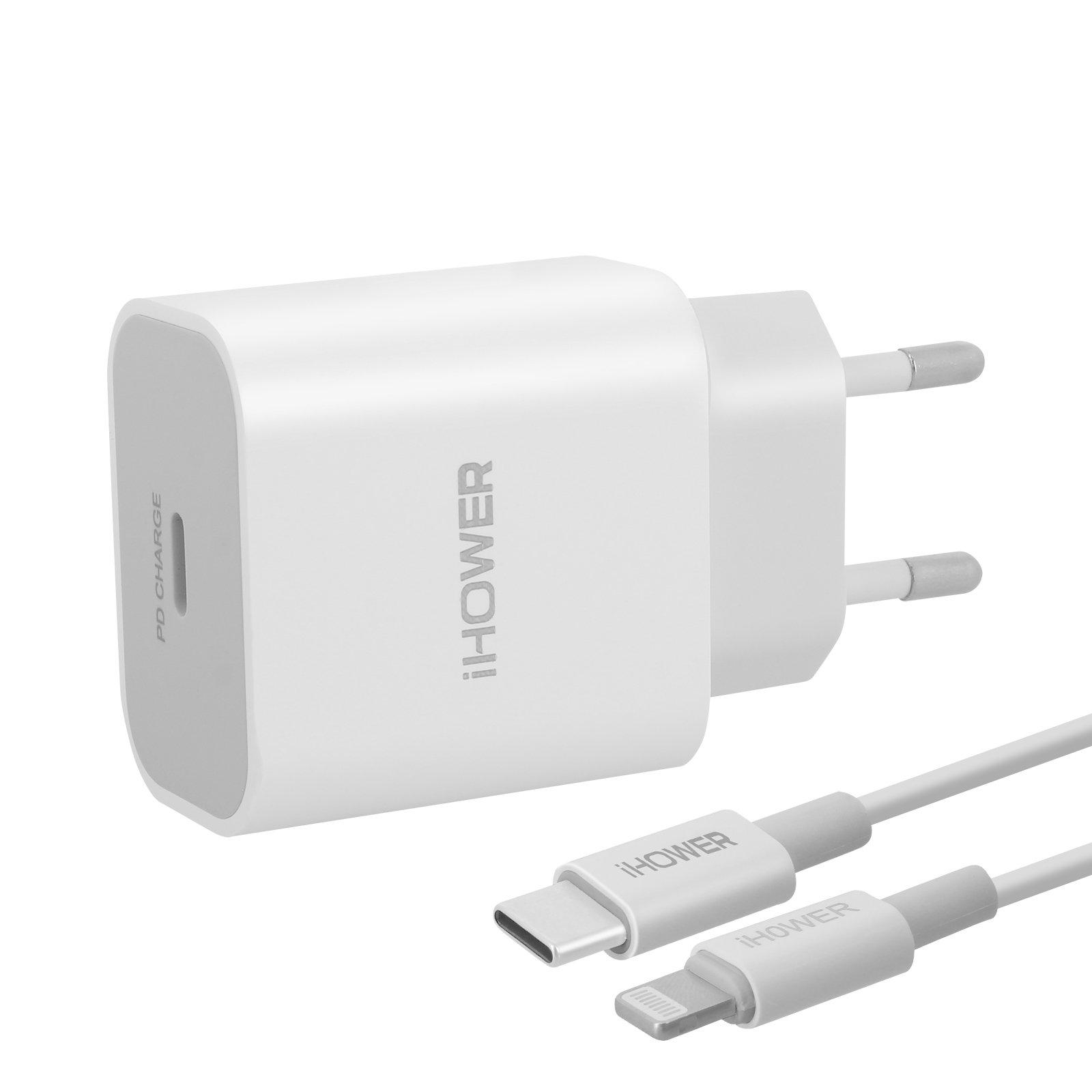 Avizar  Chargeur USB-C + Câble Lightning iHower 