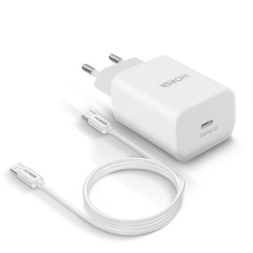 Chargeur USB-C + Câble Lightning iHower