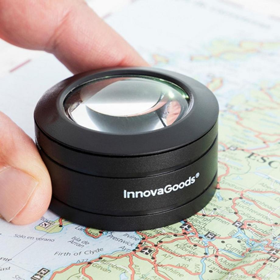 InnovaGoods  Lupe mit LED-Lampe - 5-fache Vergrößerung 