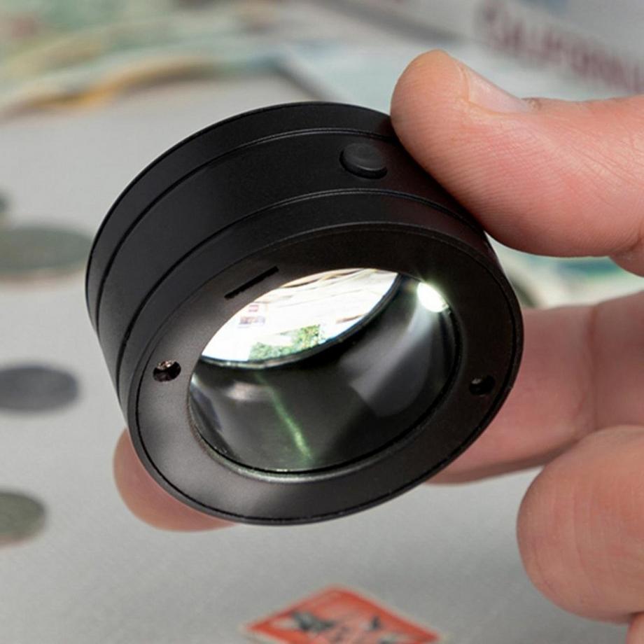 InnovaGoods  Lupe mit LED-Lampe - 5-fache Vergrößerung 