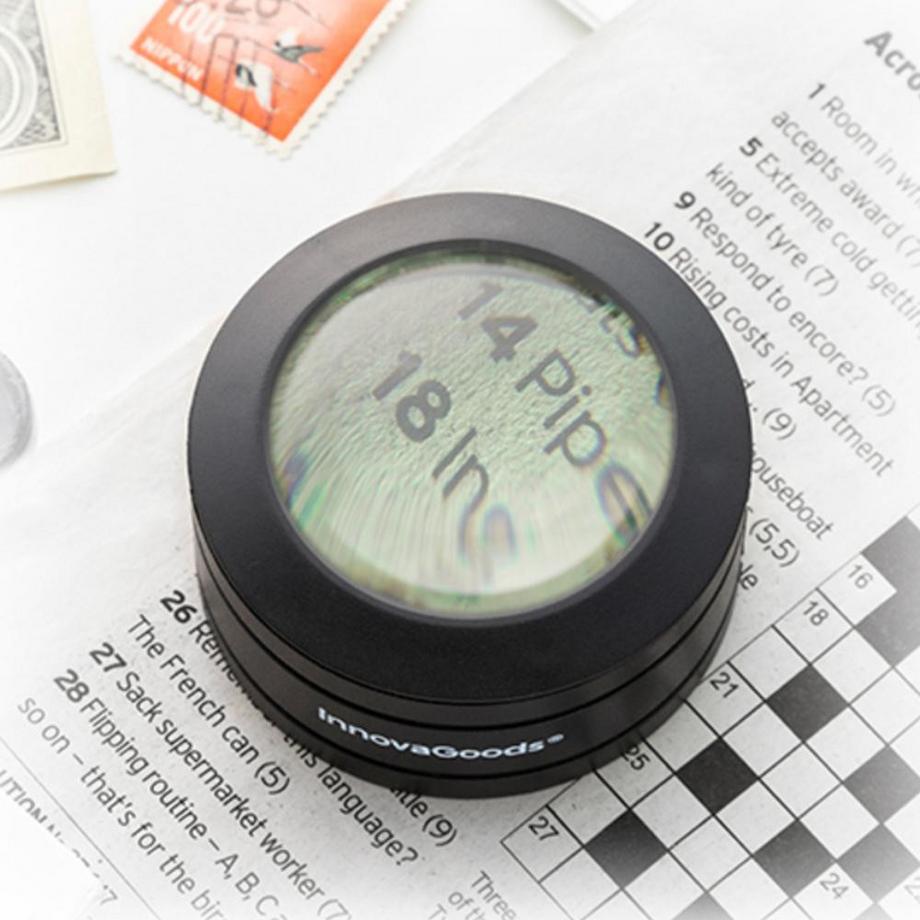 InnovaGoods  Lupe mit LED-Lampe - 5-fache Vergrößerung 