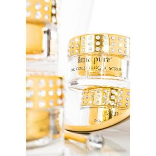 âme pure  24K Gold Digger Scrub - Exfoliant luxueux et délicat pour le visage avec des paillettes d'or pur 24 carats et de la vitamine E 
