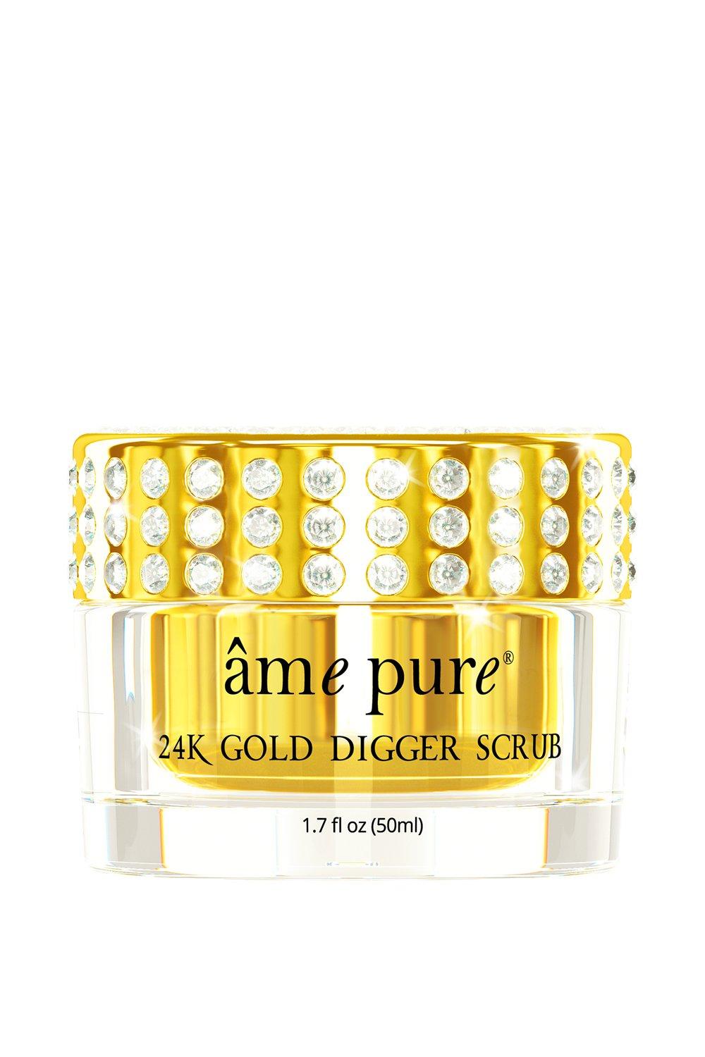 âme pure  24K Gold Digger Scrub - Luxuriöse und zarte Gesichtpeeling mit reinen 24K Goldflocken und Vitamin E 