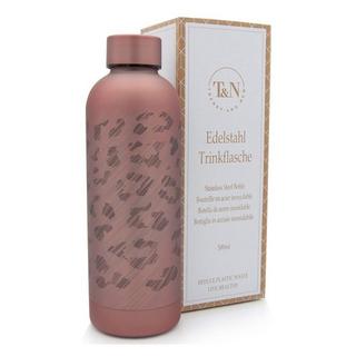 T&N  Edelstahl Trinkflasche Leopard (Roségold, 0.5 l) 