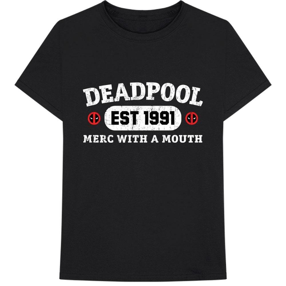 Deadpool  Tshirt MERC WITH A MOUTH 