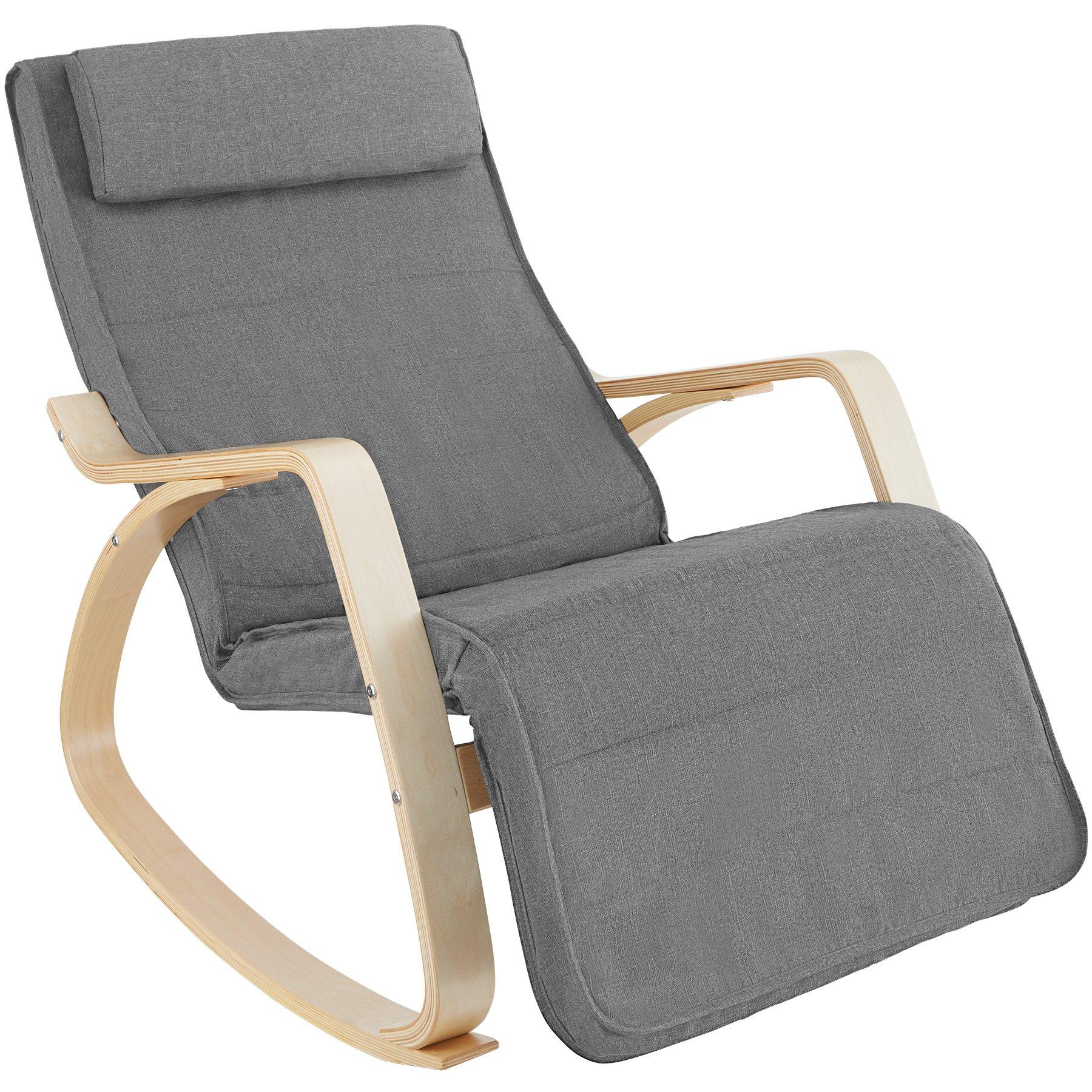 Tectake Fauteuil à bascule Onda  