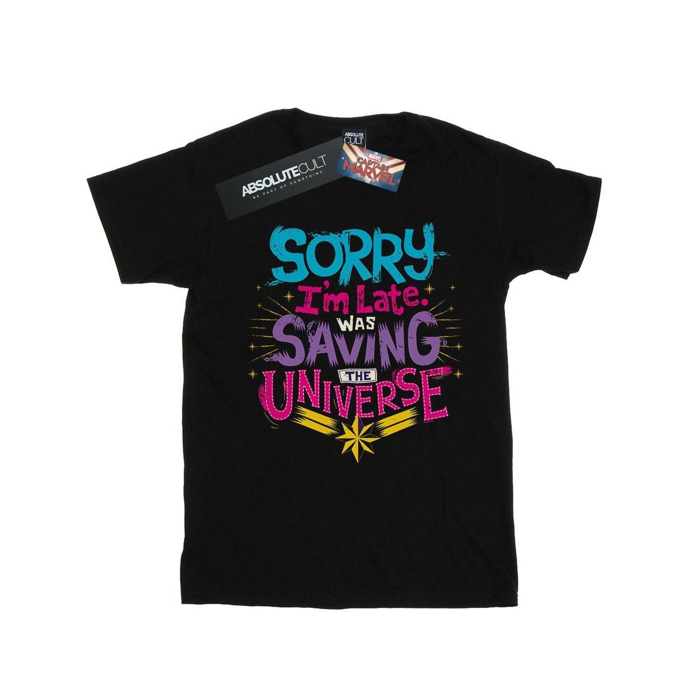 Image of Captain Saving The Universe Tshirt Jungen Schwarz 140/146