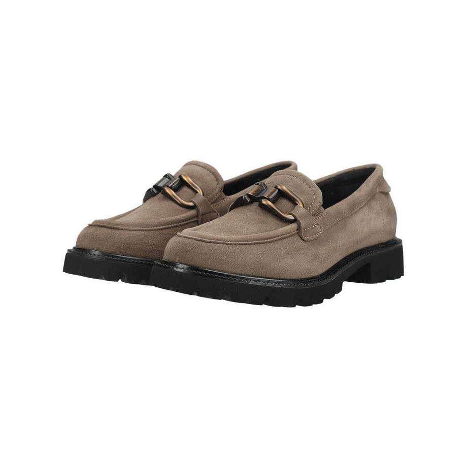 Tamaris Mocassin en daim avec boucle décorative  