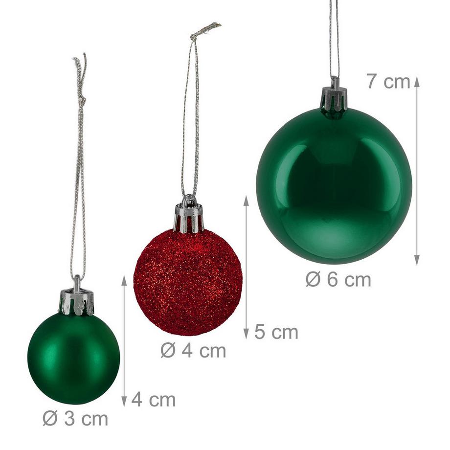 Northix Ensemble de boules de Noël  