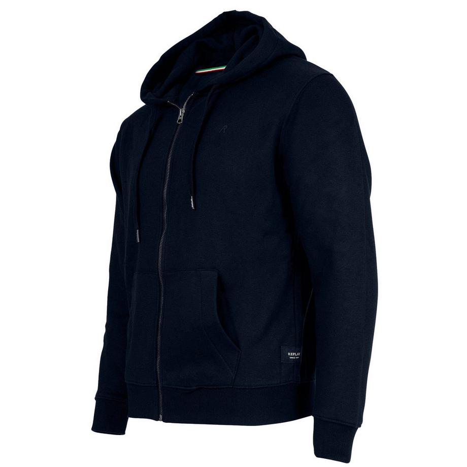 REPLAY Brushed Fleece Full Zip Hoodie  