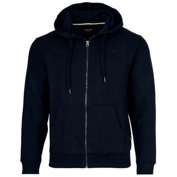 Giacca da ginnastica Uomini Vestibilità confortevole-Sweatshirt, BRUSHED FLEECE