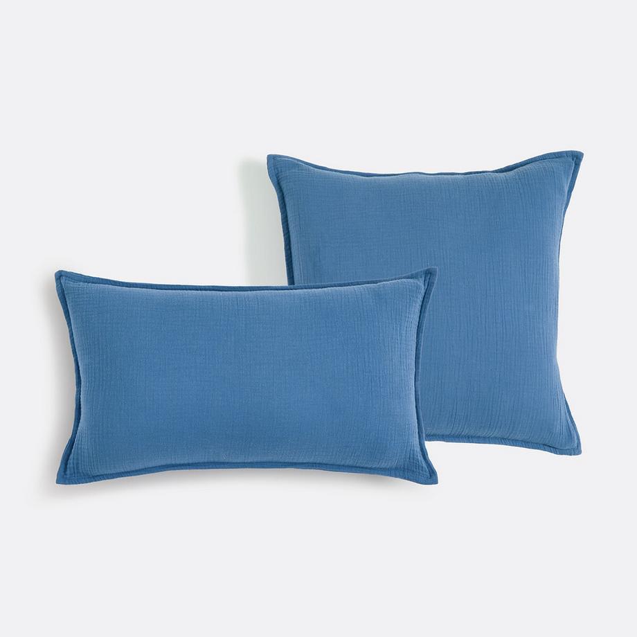 La Redoute Intérieurs Housse de coussin gaze de coton  