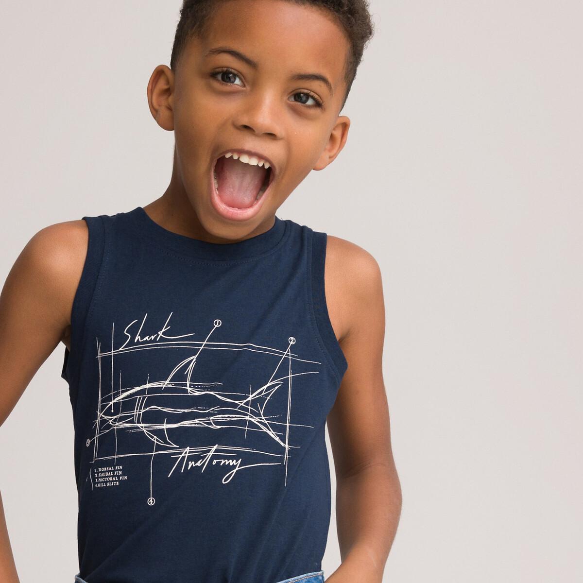 Image of 3er-pack Trägershirts Unisex Blau 134/140