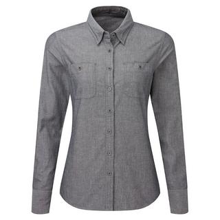 PREMIER  Chemise à manches longues en chambray organique 