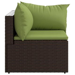 VidaXL Ecksofa poly-rattan  