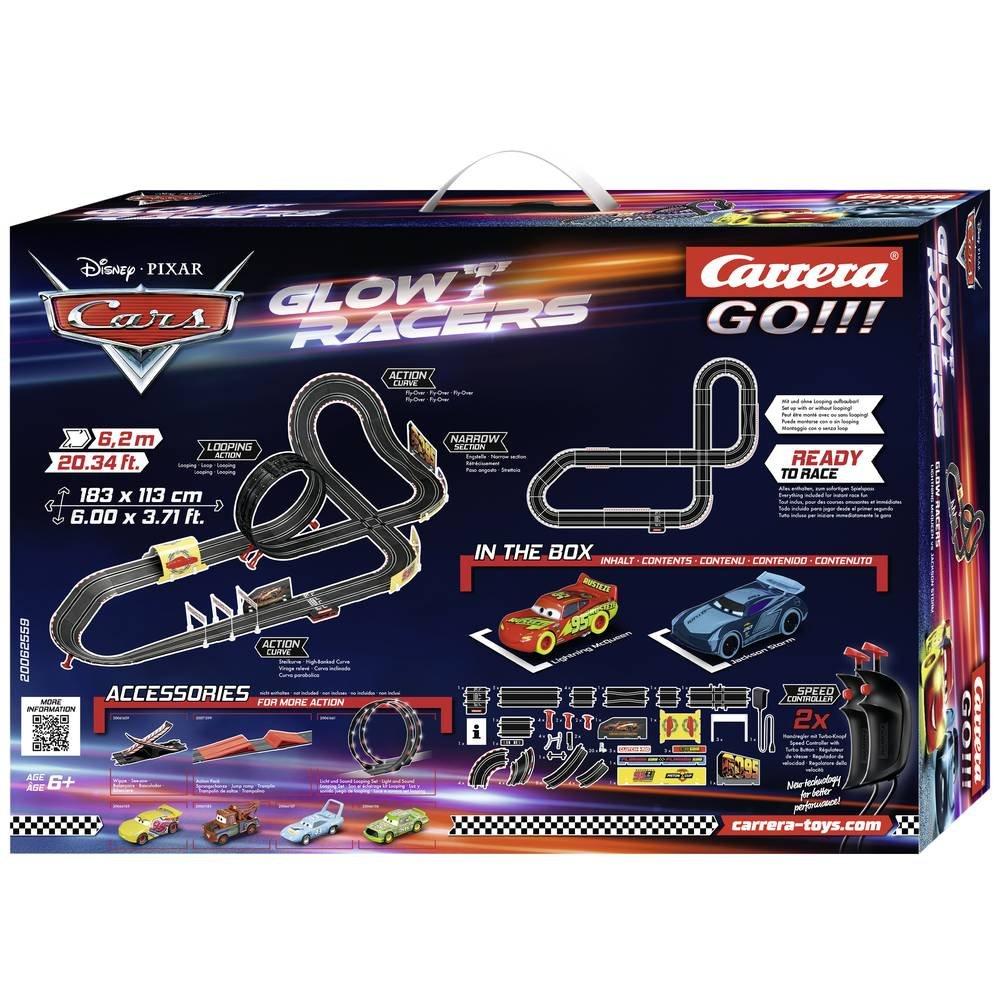 Carrera  Go! Disney Cars Glow Racers (6,2m) 