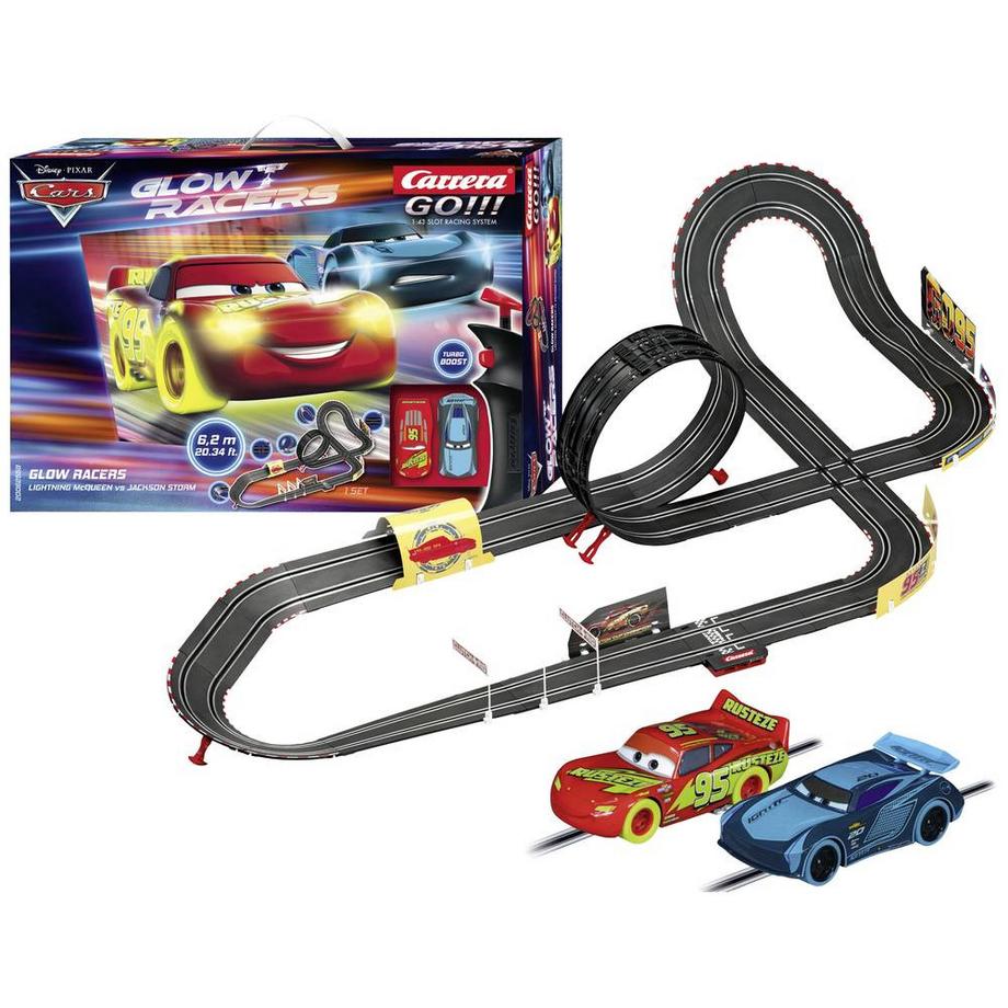 Carrera  Go! Disney Cars Glow Racers (6,2m) 