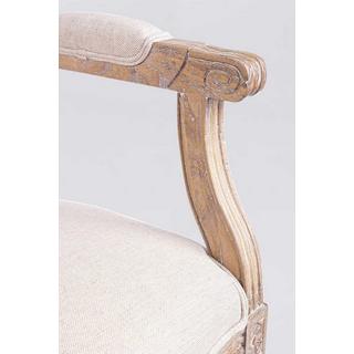 mutoni Chaise rembourrée avec accoudoirs Liliane Beige  