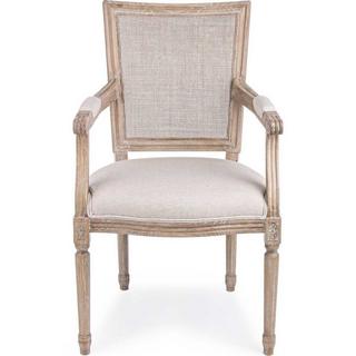 mutoni Chaise rembourrée avec accoudoirs Liliane Beige  