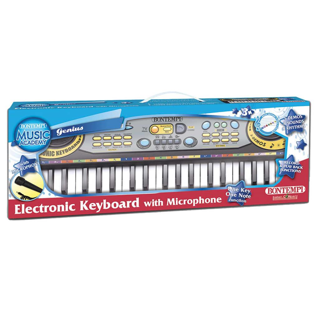 Van der Meulen  Bontempi Electro Keyboard + Microphone 37 Toets 